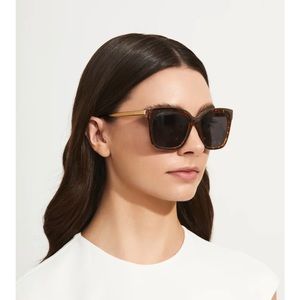 DIFF Tortoise Grey Polarized Sunglasses NWT